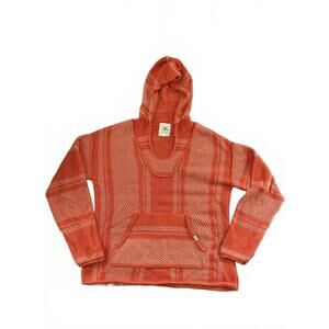 Cozy Rip Curl Hooded Sweater – Vibrant Orange, Soft Knit Size Small